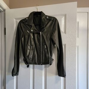 Faux Leather Jacket